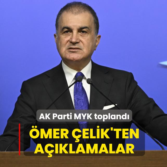 AK Parti MYK topland�... �mer �elik'ten a��klamalar