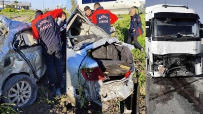 Gen� kad�ndan ac� haber! Mesai yolunda tankerle �arp��m��t�