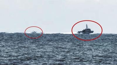 T�rk Sahil G�venlik botu gelince ka�t�lar... Yunan'a 