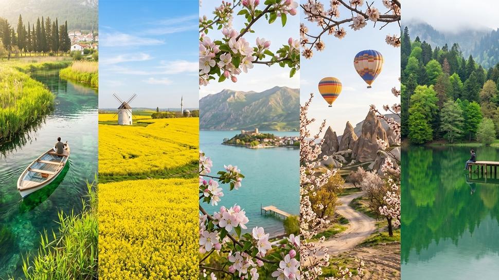 Bavulunuzu haz�rlay�n! ��te ilkbaharda T�rkiye'nin en fotojenik 5 rotas�