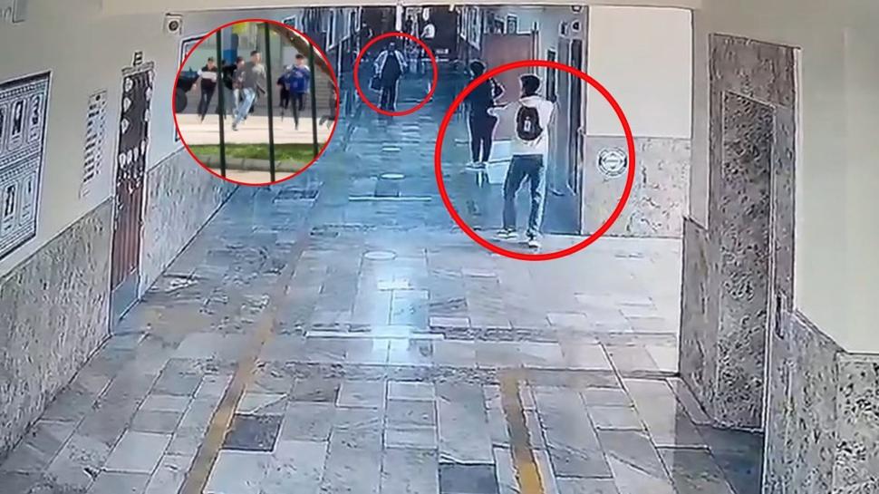 Ders esnas�nda deh�et anlar�! Lisede pompal� t�fekli sald�r�