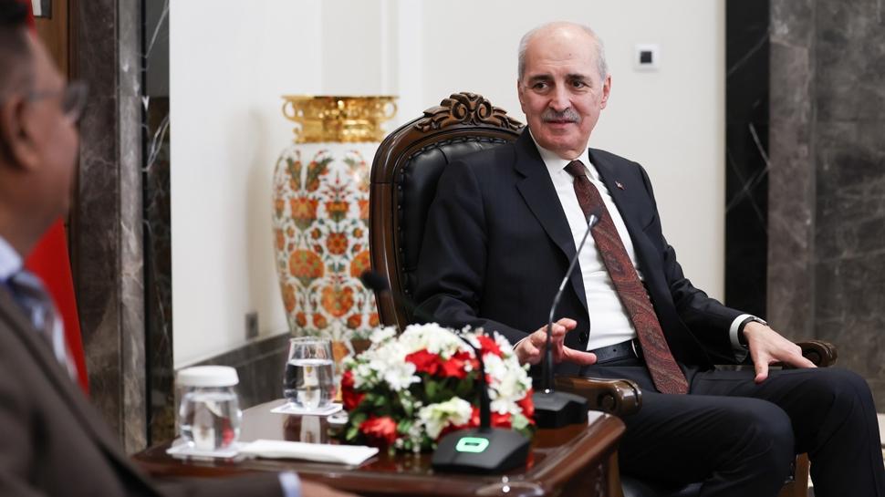 TBMM Başkanı Kurtulmuş'tan diplomasi trafiği