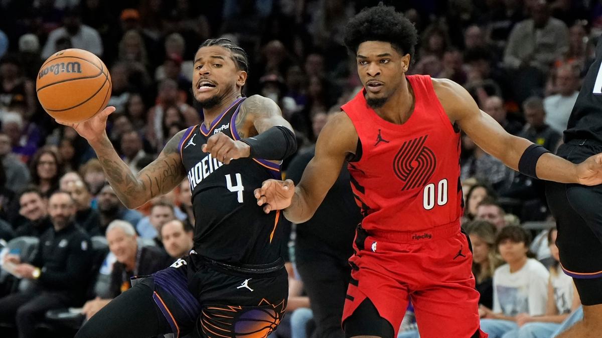 NBA Playoffs Portland Phoenix Bat� Konferans� Trail Blazers Suns foto�raflar� resimleri
