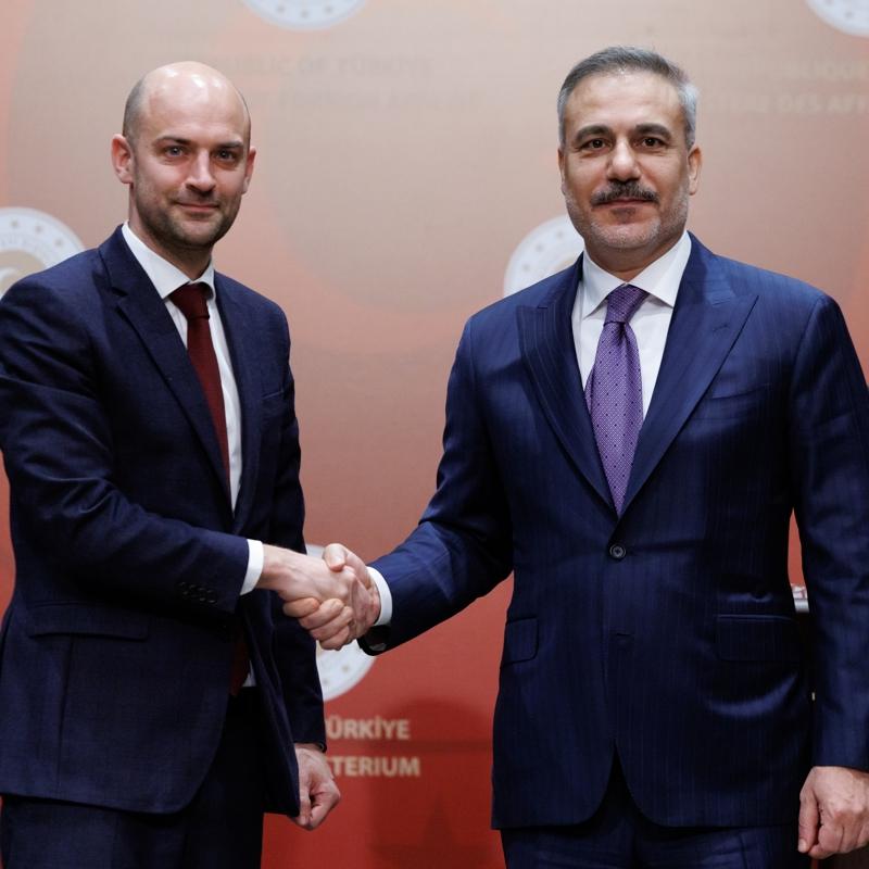 Bakan Fidan, Frans�z mevkida��yla g�r��t�... Ate�kes m�zakereleri ele al�nd�