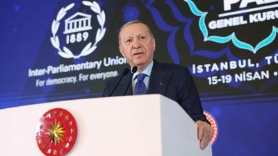 Ba�kan Erdo�an'dan BM'ye ele�tiri... 'Me�ruiyet kriziyle y�z y�zedir'