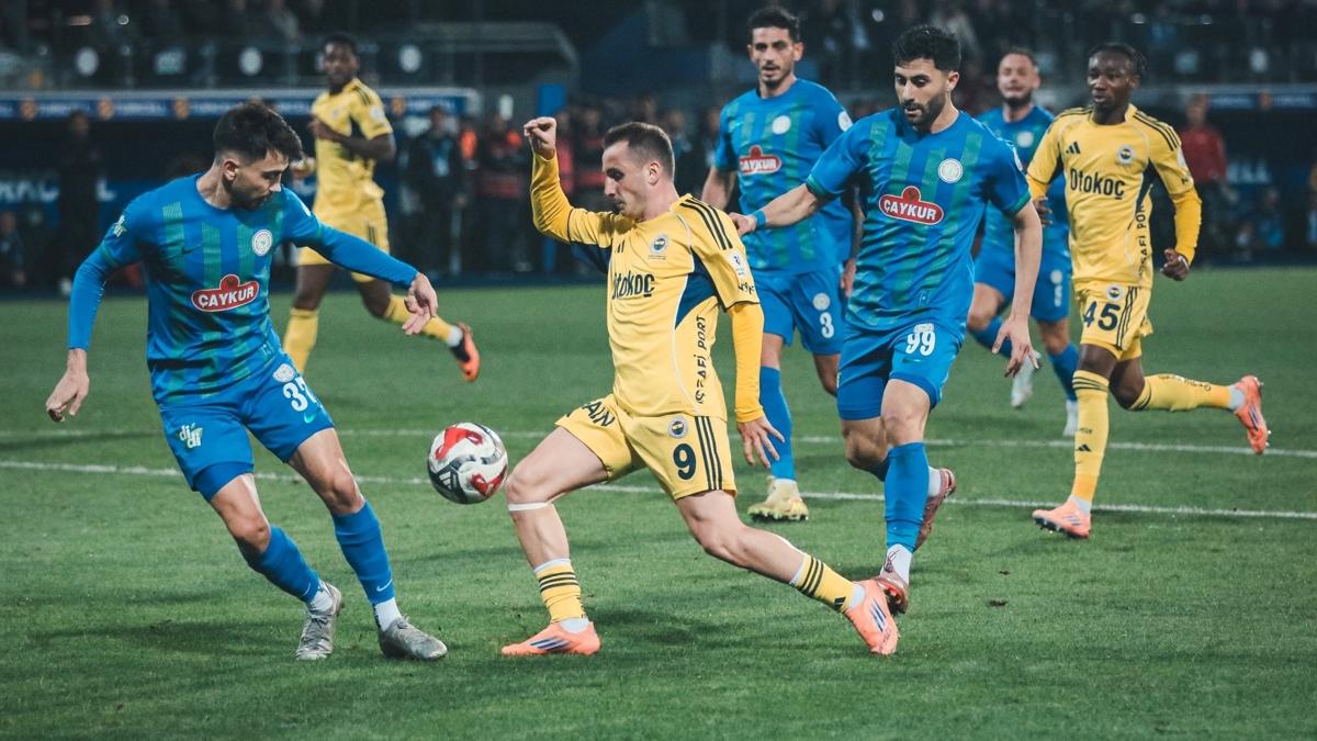 Trendyol S�per Lig  �aykur Rizespor  Fenerbah�e foto�raflar� resimleri