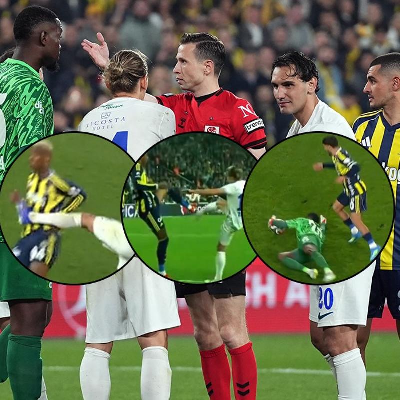 Kad�k�y'de tart���lan pozisyonlar! Penalt�, k�rm�z� kart ve gol...