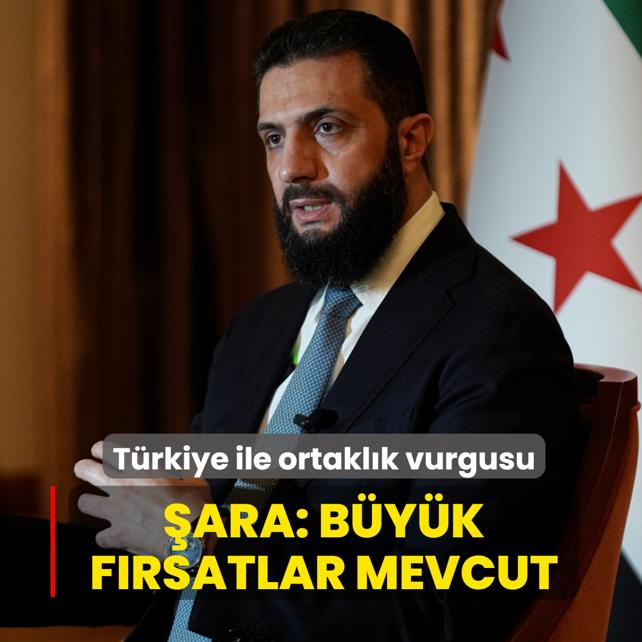 Suriye'den T�rkiye ile ortakl�k vurgusu... �ara: B�y�k f�rsatlar mevcut