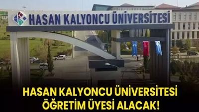Hasan Kalyoncu �niversitesi ��retim �yesi alacak!
