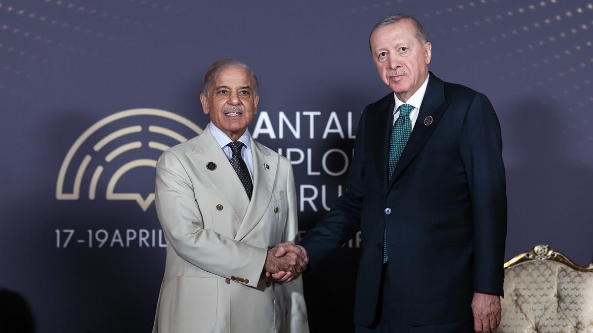 Başkan Erdoğan Pakistan Başbakanı Antalya Forumu fotoğrafları resimleri