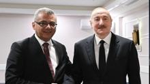 Aliyev ile KKTC Cumhurba�kan� Erh�rman, Antalya'da g�r��t�