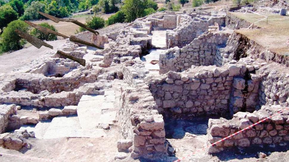 Antik kentte 1500 y�ll�k b��ak seti