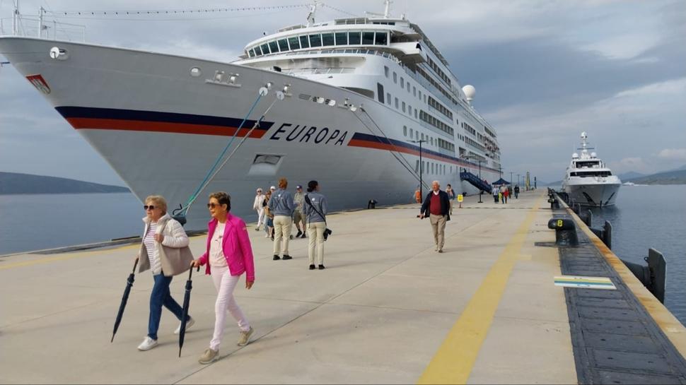 Bodrum'da turizm hareketliliği... 