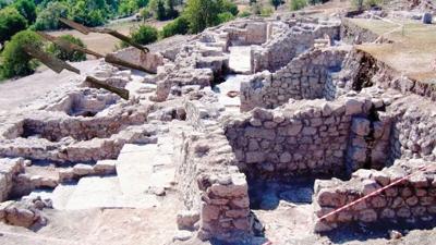 Antik kentte 1500 y�ll�k b��ak seti