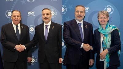 Bakan Fidan'dan ADF'de diplomasi trafi�i