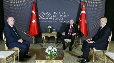 Ba�kan Erdo�an, AG�T Genel Sekreteri Sinirlio�lu'nu kabul etti