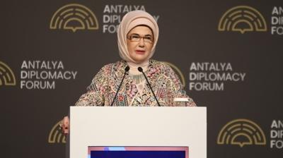 Emine Erdo�an'dan Antalya Diplomasi Forumu'na ili�kin video payla��m�