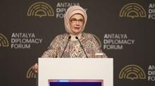 Emine Erdo�an'dan Antalya Diplomasi Forumu'na ili�kin video payla��m�