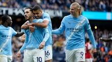 Manchester City'den �ampiyonluk yolunda dev ad�m! Arsenal'i devirdiler...