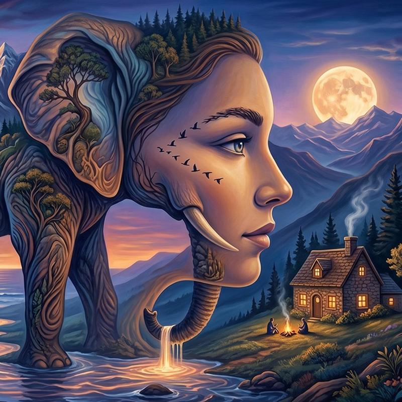 Ki�ilik testi: K�skan� m�s�n kadir�inas biri mi? Resimde ilk ne g�rd���n� s�yle ��ren