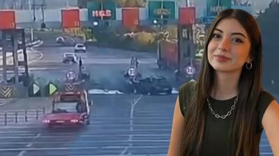 Gen� doktor ara�tan ��kamam��t�... Gi�elerdeki feci kaza kamerada