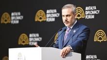 ''�srail d�nyan�n sorunu'' Bakan Fidan: T�rkiye kendisini koruyacak g�ce sahip