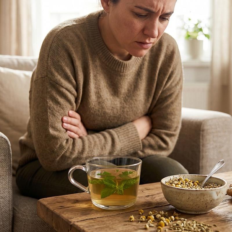 Gaz sanc�s�na iyi gelen 5 bitki �ay�