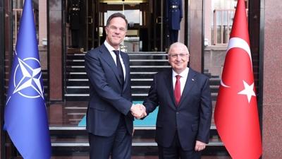 Bakan G�ler,  NATO Genel Sekreteri Rutte ile g�r��t�