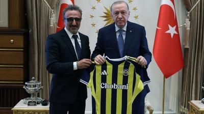 Ba�kan Erdo�an ABD-T�rkiye �� Konseyi Ba�kan� Ulukaya'y� kabul etti
