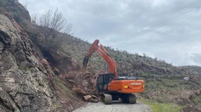 Batman'da heyelan meydana geldi