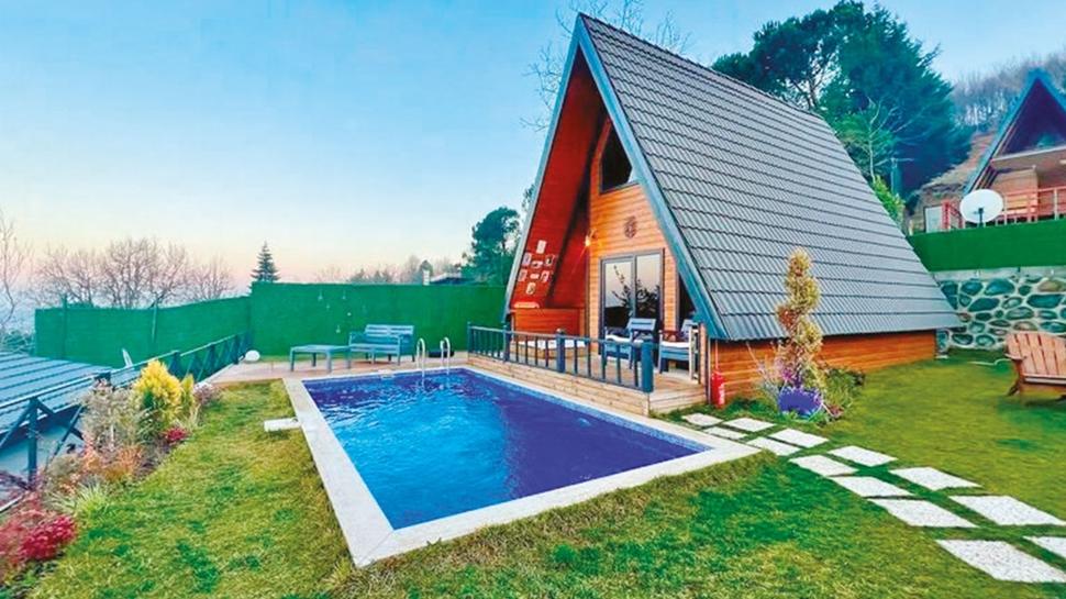 Doğanın kalbinde bungalov keyfi