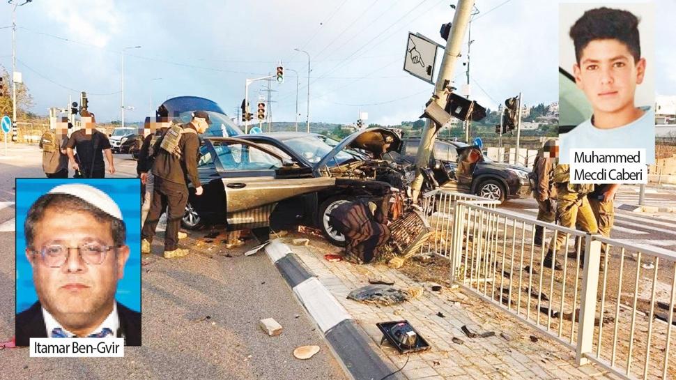 Soyk�r�mc�n�n arac� Filistinli �ocu�u ezdi