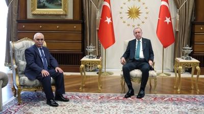 Ba�kan Erdo�an, Anayasa Mahkemesi Ba�kan� �zkaya'y� kabul etti