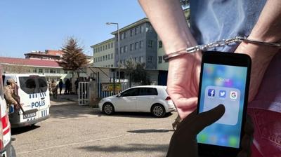 Provokasyona siber tokat! Okullar� tehdit eden 2 ��pheli tutukland�
