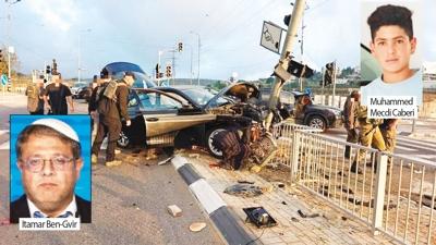 Soyk�r�mc�n�n arac� Filistinli �ocu�u ezdi