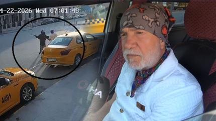 Durakta sat�r deh�eti: 15 sab�kal� hap�� taksiciyi do�rayacakt�