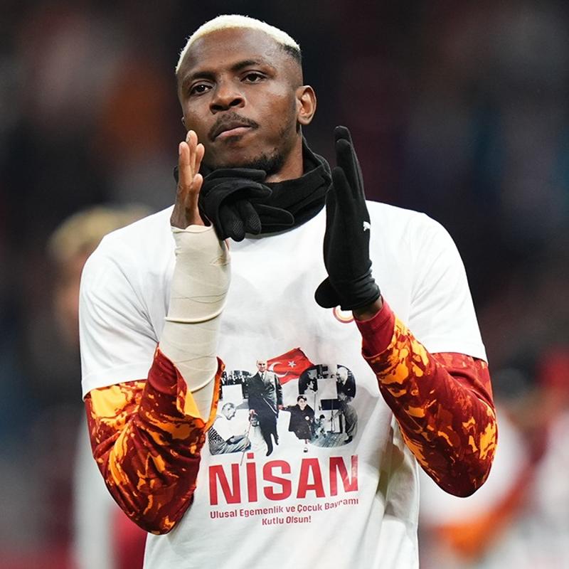 Victor Osimhen m�jdesi! Galatasaray'a iyi haber