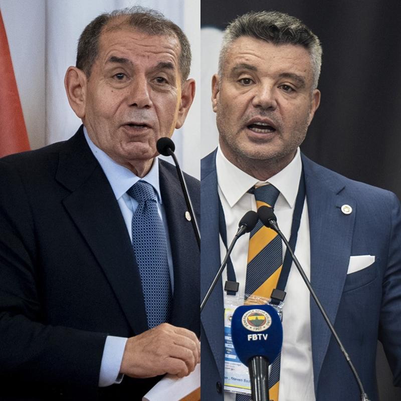 Derbi �ncesi tansiyon y�kseldi! Galatasaray ve Fenerbah�e sosyal medyada at��t�