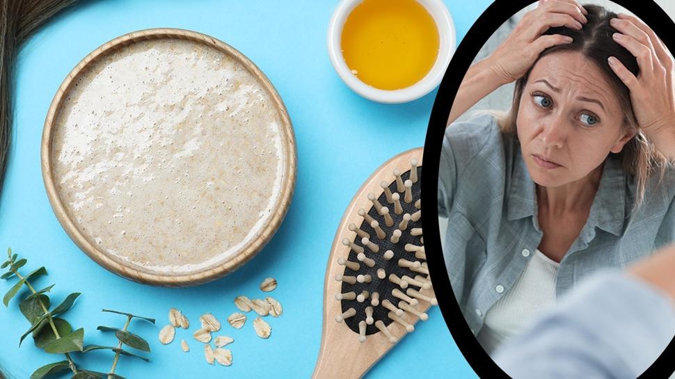 Kuaf�rlerin s�rr� if�a oldu: Sa� d�k�lmesini b��ak gibi kesen pirin� suyu maskesi