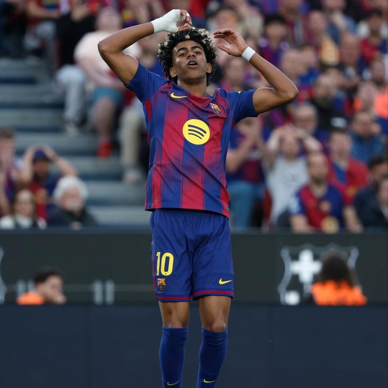 Lamine Yamal sezonu kapatt�