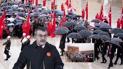 23 Nisan Ulusal Egemenlik ve �ocuk Bayram�... Bakan Tekin'den An�tkabir'e ziyaret