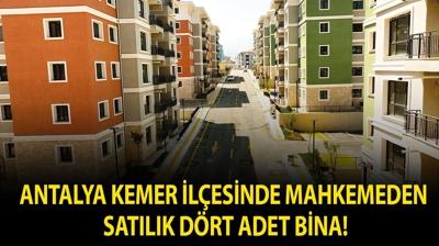 Antalya Kemer il�esinde mahkemeden sat�l�k d�rt adet bina!