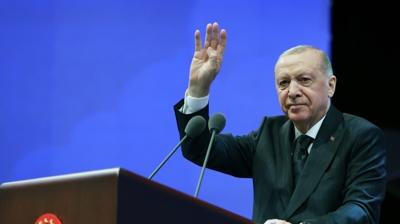 Ba�kan Erdo�an �ocuklarla bulu�tu: Bu d�nyay� sizler g�zelle�tireceksiniz