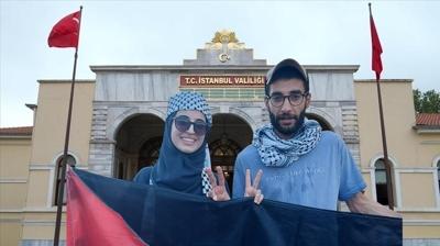 Gazze protestosu denilmi�ti, ger�ek bamba�ka ��kt�! Valilik'ten manip�lasyon uyar�s�