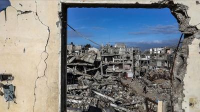 Gazze'de insanl�k enkaz alt�nda: Can kayb� 72 bin 568'e ula�t�