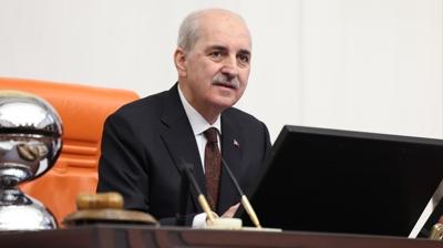 TBMM Ba�kan� Numan Kurtulmu�'tan yeni anayasa mesaj�: G��l� Cumhuriyet, g��l� Meclis ile ya�ar