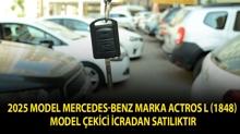 2025 model MERCEDES-BENZ marka Actros L (1848) model �ekici icradan sat�l�kt�r