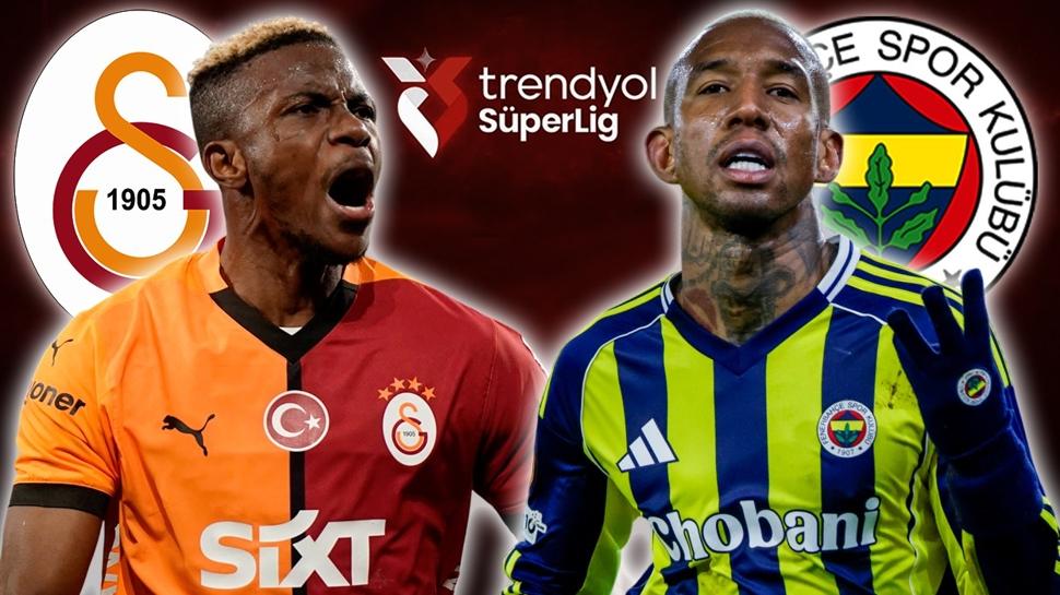 Geri say�m ba�lad�: Galatasaray-Fenerbah�e ma�� ne zaman? Trendyol S�per Lig 31. hafta!
