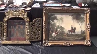 �stanbul'da tarihi eser operasyonu! Sultan Abd�lmecid'in hocas�n�n tablosu ele ge�irildi