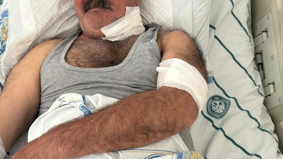 Korku dolu anlar... At sahibini boğazından ısırdı